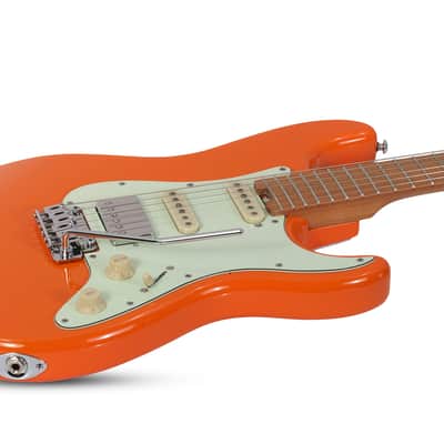 Schecter Nick Johnston Traditional H/S/S Atomic Orange image 3