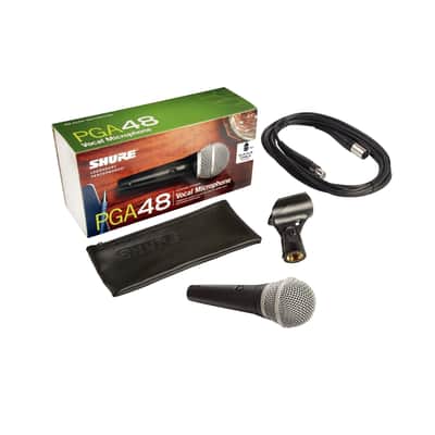 Shure PG ALTA Series PGA48 Cardioid Dynamic Vocal Karaoke Microphone image 1