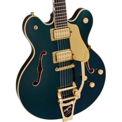 Gretsch Broadkaster LX Center Block with String-Thru Bigsby Cadillac Green - Semi Acoustic Guitar image 3