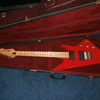 Vintage 1983 Peavey Razer Electric Guitar w/ Case! Rare Red Finish, USA! image 1