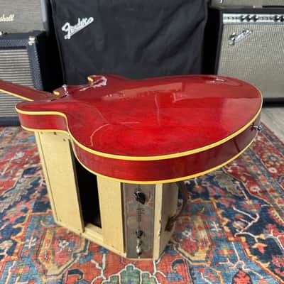 Yamaha SA700 Super Axe ES335 Style Semi Hollowbody Persimmon Red - 1983 image 19