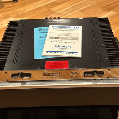Stewart Audio Pro Reference 500 Power Amplifier - Chrome image 1