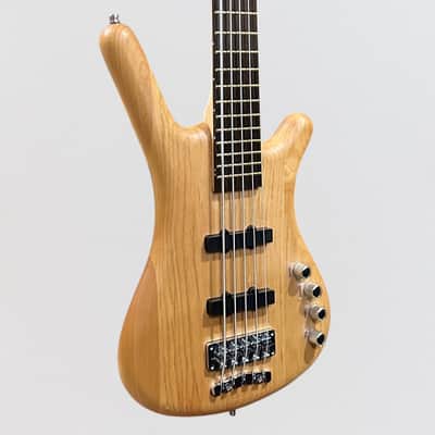Warwick RockBass Corvette Basic 5 String Electric Bass Guitar - Natural image 2