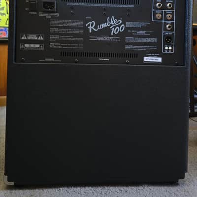 Fender Rumble 100 100-Watt 1x12 Bass Combo 2015 - Present - Black image 5