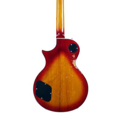 10S GF Aged Electric Guitar Goldtop Cover Cherry Sunburst Relic image 3