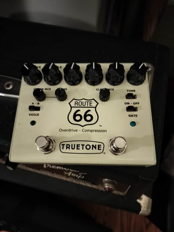 Truetone Route 66 V3 Overdrive and Compressor 2010s - Cream