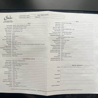 Suhr Modern Bengel Burst Flame Maple image 25
