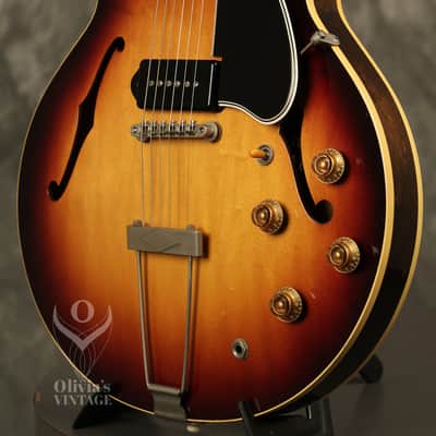 1960 Gibson ES-330 TD Sunburst CLEAN w/original Brown hardshell case image 7