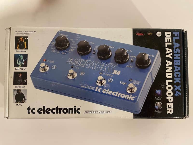 TC Electronic Flashback X4 Delay & Looper 2011 - 2019 - Blue image 1