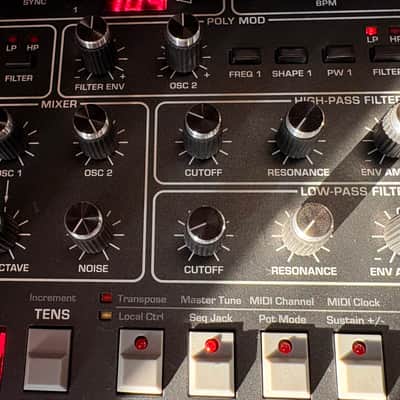 Sequential Prophet-6 Desktop 6-Voice Polyphonic Synthesizer 2018 - 2020 - Black with Wood Sides image 5