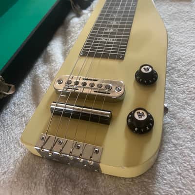 Vintage Unbranded (Likely Guyatone) Lap Steel Guitar MIJ W/Case, pics, Tone bar image 3