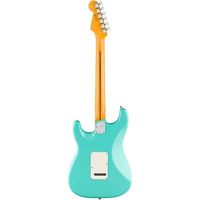 Fender American Ultra Luxe Vintage '60s Stratocaster HSS Electric Guitar. Rosewood Fingerboard, Sea Foam Green TGF33 image 6