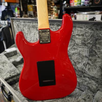 Schecter USA CUSTOM SHOP Traditional Vintage Red SSS 6-String w/ Black Tweed Case (2024) image 10