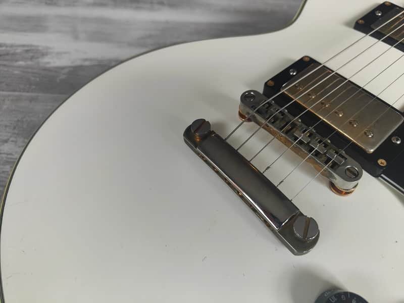 Blitz by Aria Pro II Les Paul Custom (White) | Reverb