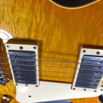 Epiphone Elitist Les Paul 2007 - Amber Burst - Hardshell Case Included image 10