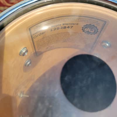 DW Collector's Series Maple Standard Rata Toms 4pc - 12x6, 14x6, 16x6, 18x6 - Creme Oyster (C013-11) image 18