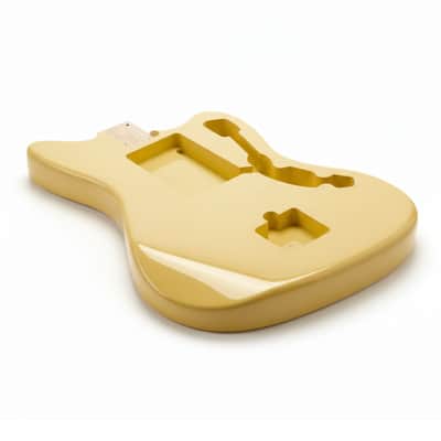Finished Alder Jazzmaster/ Offset Guitar Body - Vintage Yellow image 1