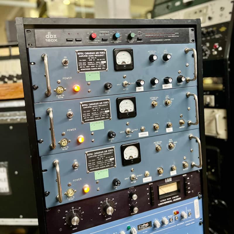 PAIR! -Northern Radio AM 5185/G 1969 - Tube compressor limiter expander microphone preamplifier preamp RCAF image 1