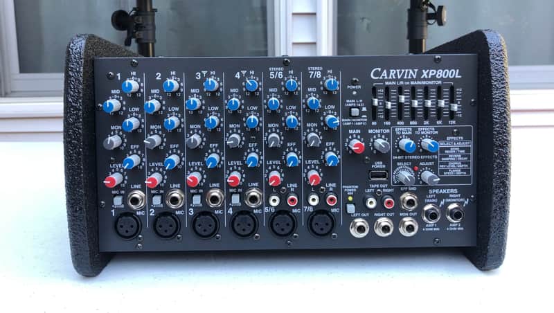 Carvin XP800L 8 Channel Powered Mixer image 1
