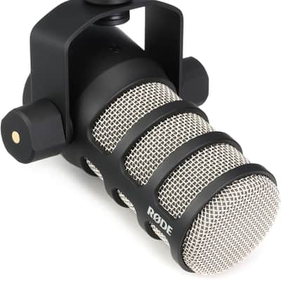 Rode PodMic Cardioid Dynamic Broadcast Microphone - Black image 1