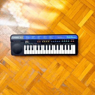 Casio SA-3 Tone Bank (Japan, 1995) - Vintage 32-Keys Mini Keyboard Synthesizer! Extremely Rare! Read the full ad! image 8