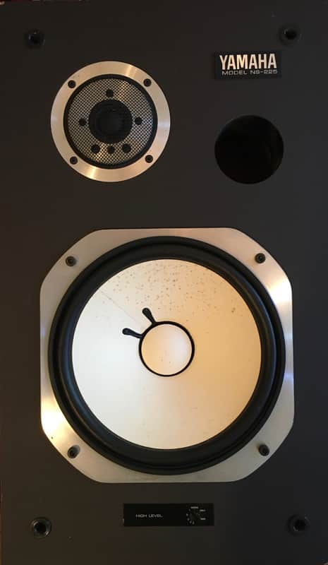 YAMAHA NS-225 Late 70s Black /Faux Walnut | Reverb