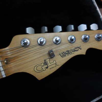 G&L Legacy Strat 3-bolt neck 1996 - Sunburst w/ HSC image 5