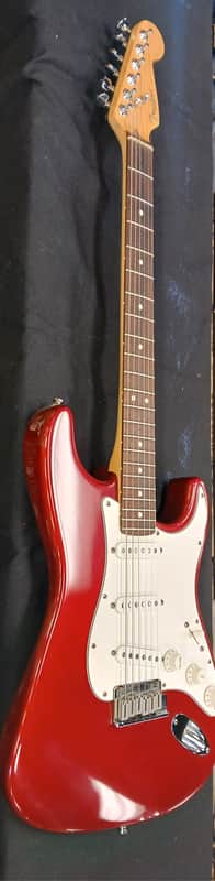Fender USA 50th anniversary stratocaster 1996 - Metallic red image 1
