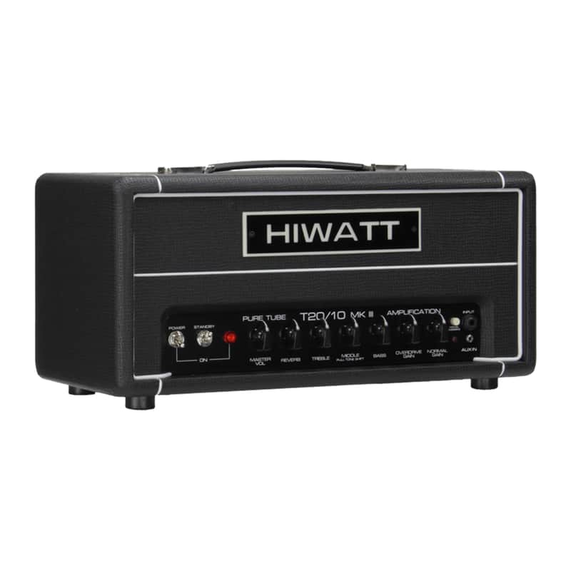 Hiwatt T-Series TB20/10 20/10-Watt Tube Guitar Amplifier Head - Black - Open Box image 1