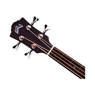 Guild B-240E Fretless Jumbo Acoustic/Electric Bass - Natural - B-Stock image 4