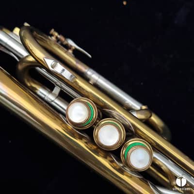 F.E. Olds Standard Los Angeles Bb cornet LM gamonbrass case mouthpiece image 17