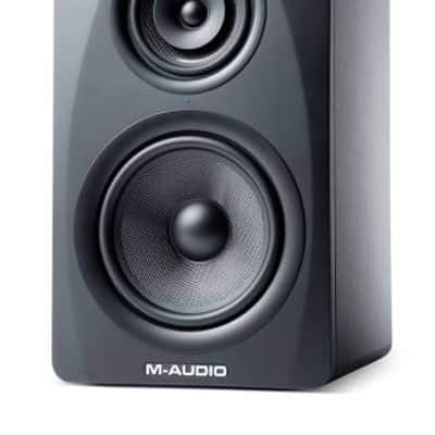M-Audio M-Audio M38 Black Monitor (Single) - Refurbished with Warranty! - Black image 1