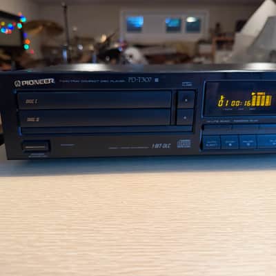 Pioneer PD-T307 Twin Tray 2 CD Compact Disc CD Player New Belts Very Rare🔥🎶 image 5