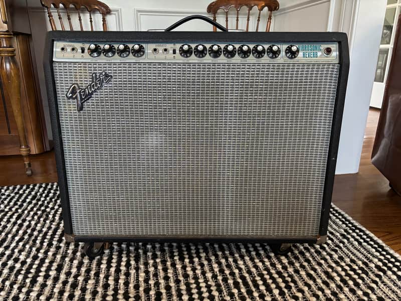 Fender Vibrosonic Reverb 2-Channel 100-Watt 1x15" Guitar Combo 1972 - 1976 - Silverface image 1