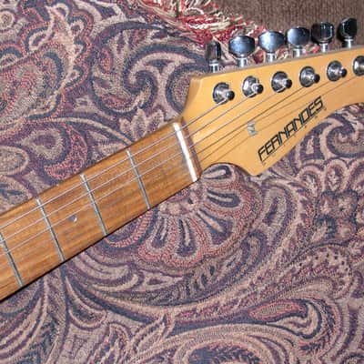 Fernandes SUSTAINER STRAT in TOBACCO SUNBURST - TOBACCO SUNBURST image 3