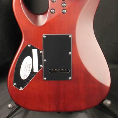 Schecter C-1 Exotic Ebony Electric Guitar Natural Satin image 4