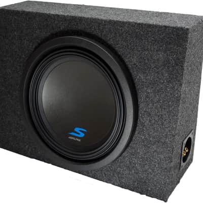 Universal Standard Cab Truck Alpine W12D4 Single 12" Loaded Sub Box Enclosure image 1