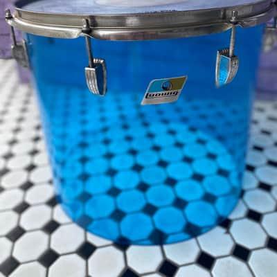 Ludwig 16x13" Blue Vistalite Tom. 1970s - Acrylic image 2