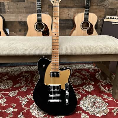 Reverend Charger HB Midnight Black Electric Guitar image 3