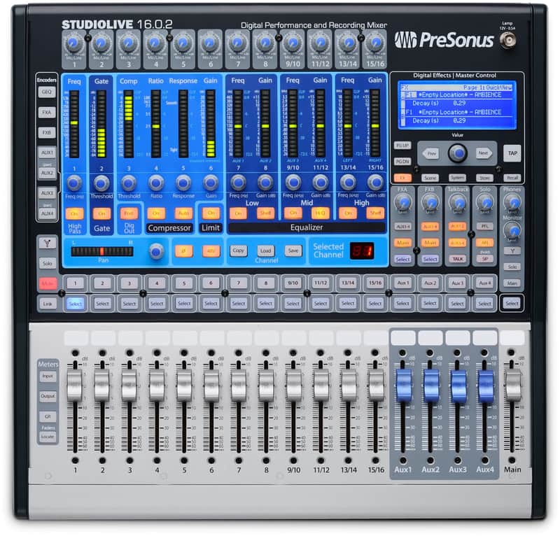 Presonus StudioLive 16.0.2 16x2 Firewire Performance and Recording Digital Mixer image 1