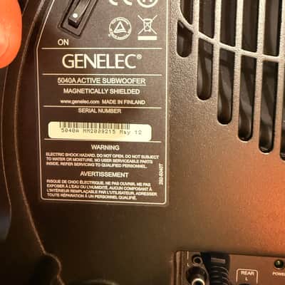 Genelec 5040A 6.5" Compact Powered Studio Subwoofer 2008 - 2013 - Black image 4