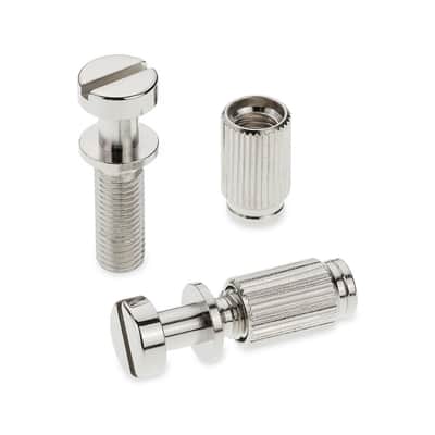 Schaller Stop Tailpiece Imperial Stud & Bushing Set Gibson Style (Chrome)