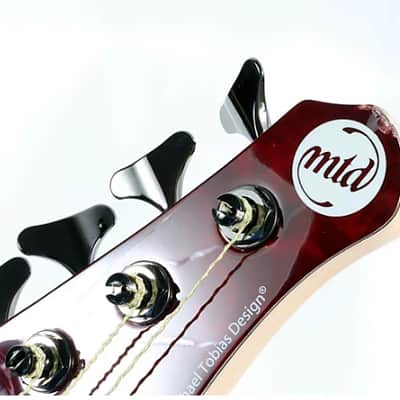 MTD Kingston KZ Electric Bass Guitar - Transparent Cherry Maple image 5