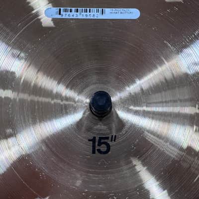 ‡‡‡Used Paiste 15" 2002 Heavy Hi-Hat Cymbals (Pair) - 90's Black Label Reissue In Excellent Condition‡‡‡ image 19