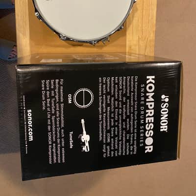 Sonor Kompressor 14x6.5" Brass Snare Drum - Black Nickel - New image 6
