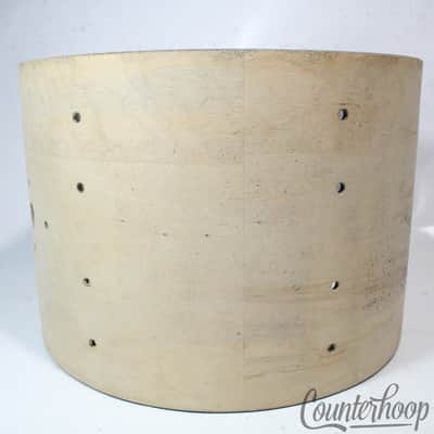 *Rogers 9x13" Dayton,OH Tom Drum Shell Vintage 60s Holiday Natural Maple Project imagen 1
