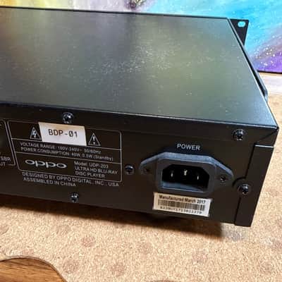 Oppo UDP-203 UHD 4K UHD Blu-ray Player w Rack mount & Remote Audiophile image 16