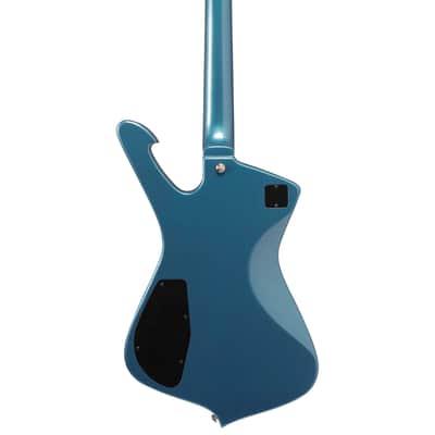 Ibanez Iceman IC420 Electric Guitar with Bag - Antique Blue Metallic image 5