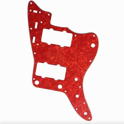 Jazzmaster Style Red Pearl Guitar Pickguard Scratch Plate image 1