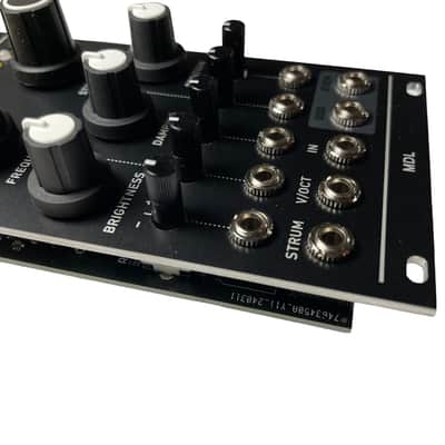 MDL Music Resonator - Black Anodized Panel (Mutable Instruments Rings) image 2